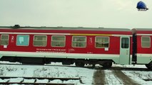 Winter Rail Traffic in Oradea Est Shunting Yard - Trafic Feroviar in Oradea Est Triaj