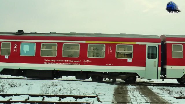 Winter Rail Traffic in Oradea Est Shunting Yard - Trafic Feroviar in Oradea Est Triaj