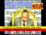 EL DICTADOR ARGENTINO VIDELA, CONFESO LA COMPLICIDAD DE LA IGLESIA CATOLICA EN LAS DESAPARICIONES