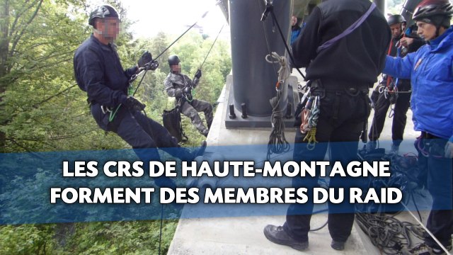 Les CRS de haute-montagne forment des membres du RAID