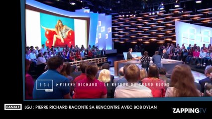 Pierre Richard raconte sa rencontre avec Bob Dylan et Martin Scorsese dans Le Grand Journal