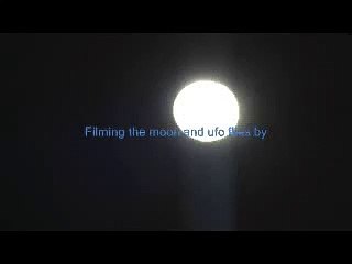 MufON 9642 - UFO flying behind the Moon