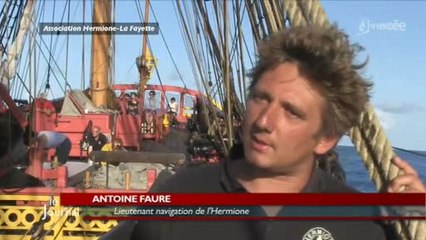 Frégate Hermione : La Traversée dans l'Atlantique (Vendée)