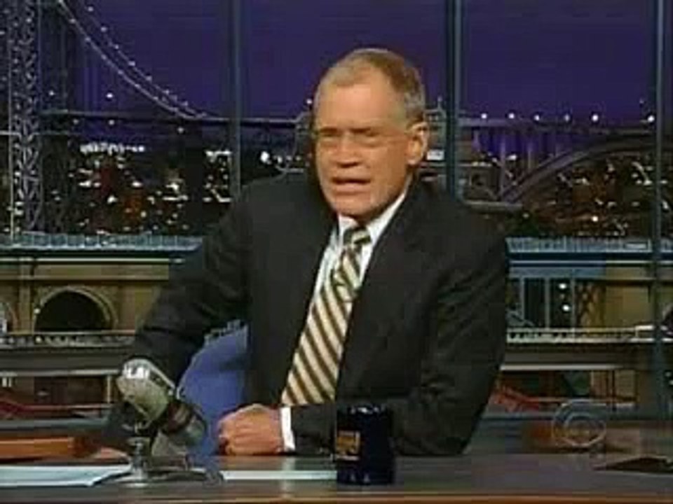Frasier - Extras - David Hyde Pierce On Letterman (2004)