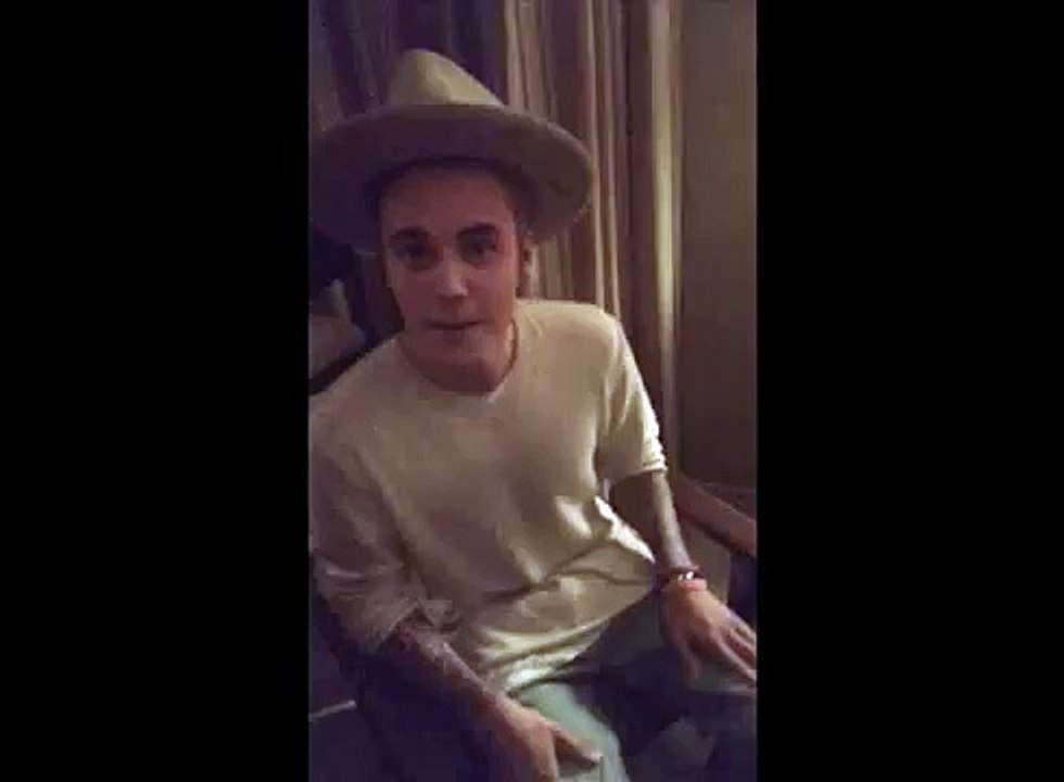 Justin Bieber in Rich Wilkerson Jr's Snapchat Video in Los Angeles, California - May 27, 2015