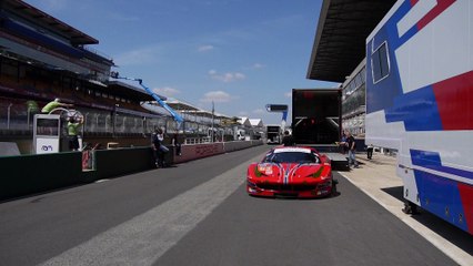 24 Heures du Mans 2015 - installation des teams sur la pitlane