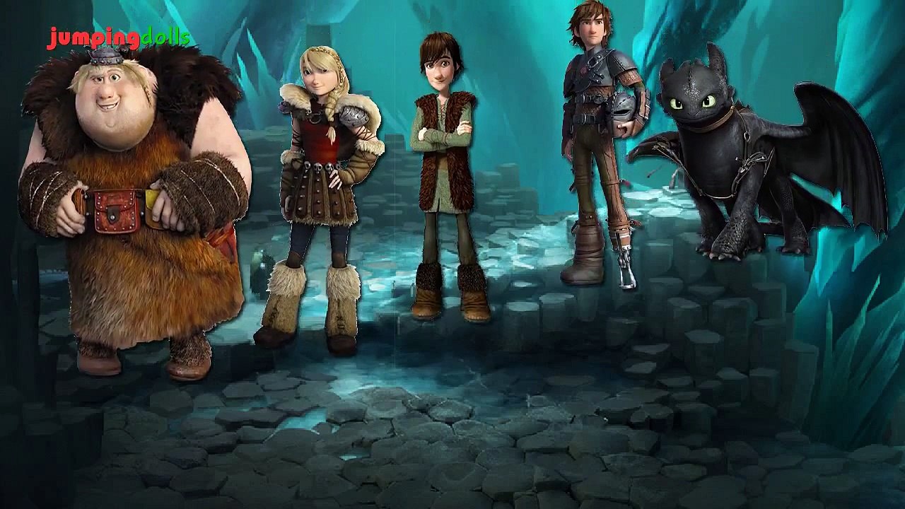 How to Train Your Dragon 2 Finger Family | Cartoon Animation Nursery Rhymes for Kids
