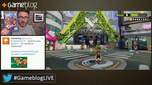 GameblogLIVE : découvrez Splatoon avec Julo (REPLAY)