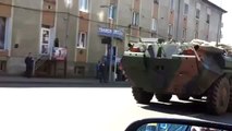 WW3 - Romanian Armed Forces on streets - Targu Mures, Romania