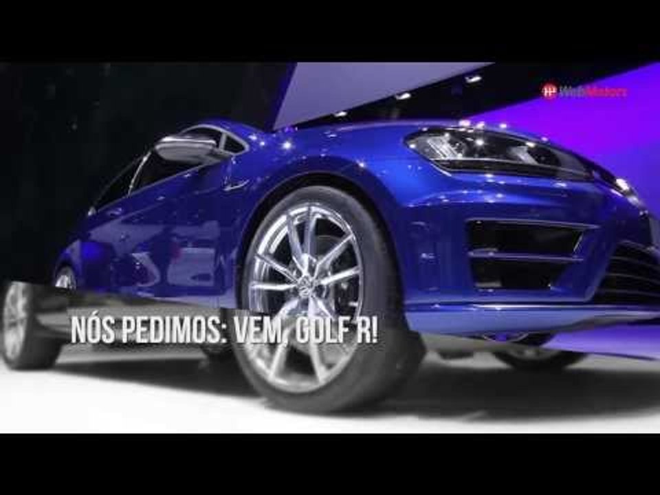 Volkswagen Golf R no Salão de Frankfurt