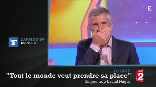 Zapping TV : Nagui blesse une spectatrice de son jeu