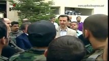 President Bashar Al-Assad visited Maaloula town wished a blessed Easter for all Syrians
