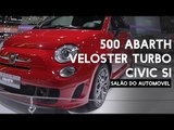 500 Abarth x Veloster Turbo x Civic Si no Salão – WebMotors