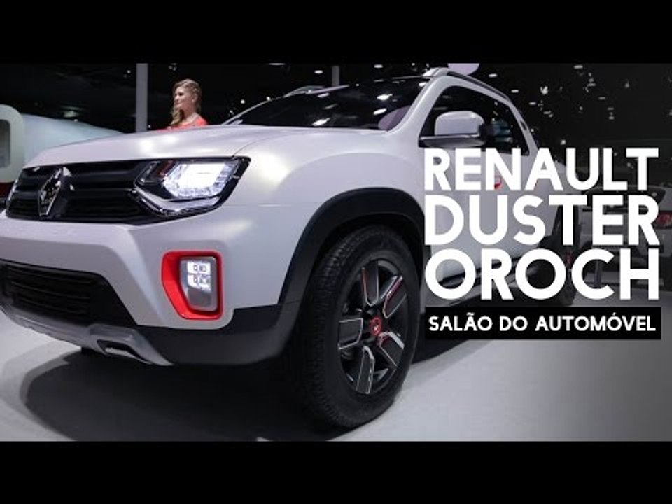 Renault Duster Oroch picape no Salão do Automóvel - WebMotors
