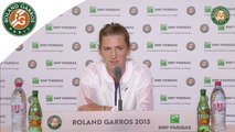 Press conference Victoria Azarenka 2015 French Open / R64