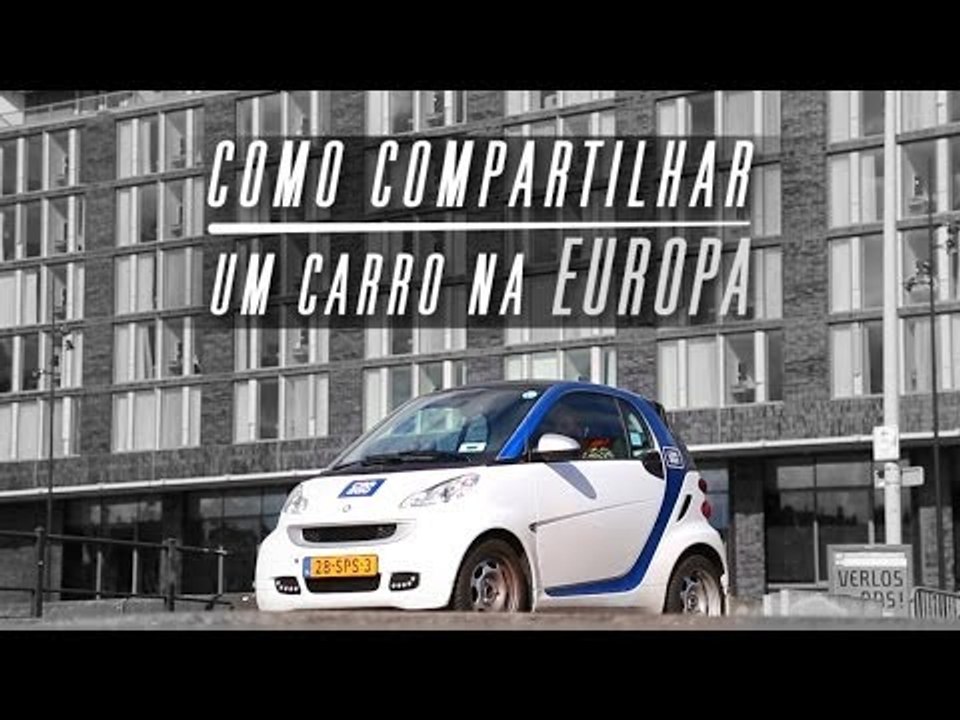Como dirigir um carro compartilhado na Europa