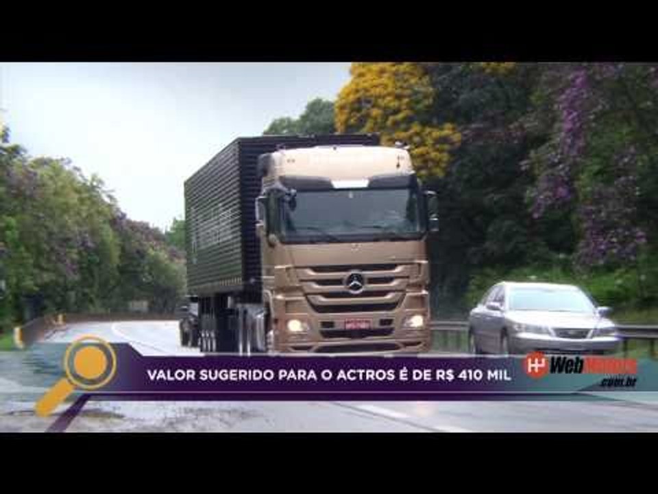 Teste WebMotors: Mercedes-Benz Actros 2546 Rodoviário