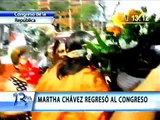 Martha Chavez Vuelve Triunfante a Congreso de PERU Tras Choque con Humala 1