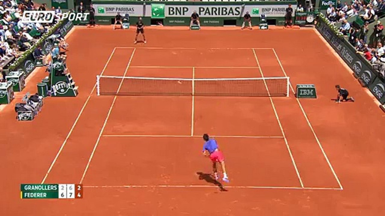 Roland-Garros : le beau revers à deux mains de Federer