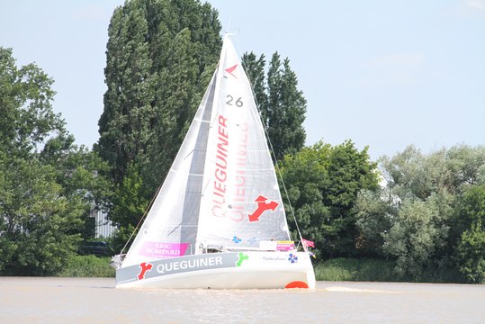 Navigation à bord du voilier de Yann Elies - Solitaire du Figaro (Run exhibition à Bordeaux)