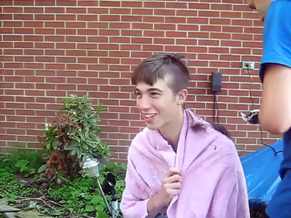 Corey Shaving Aarons Head