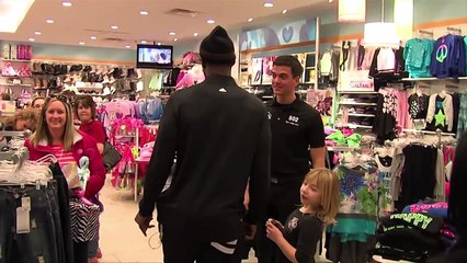 Pacers Take Local Kids on Shopping Spree