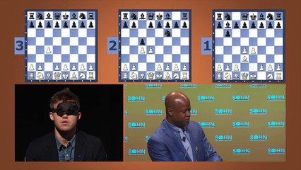 Un grand maître des échecs bat 3 personnes à l'aveugle