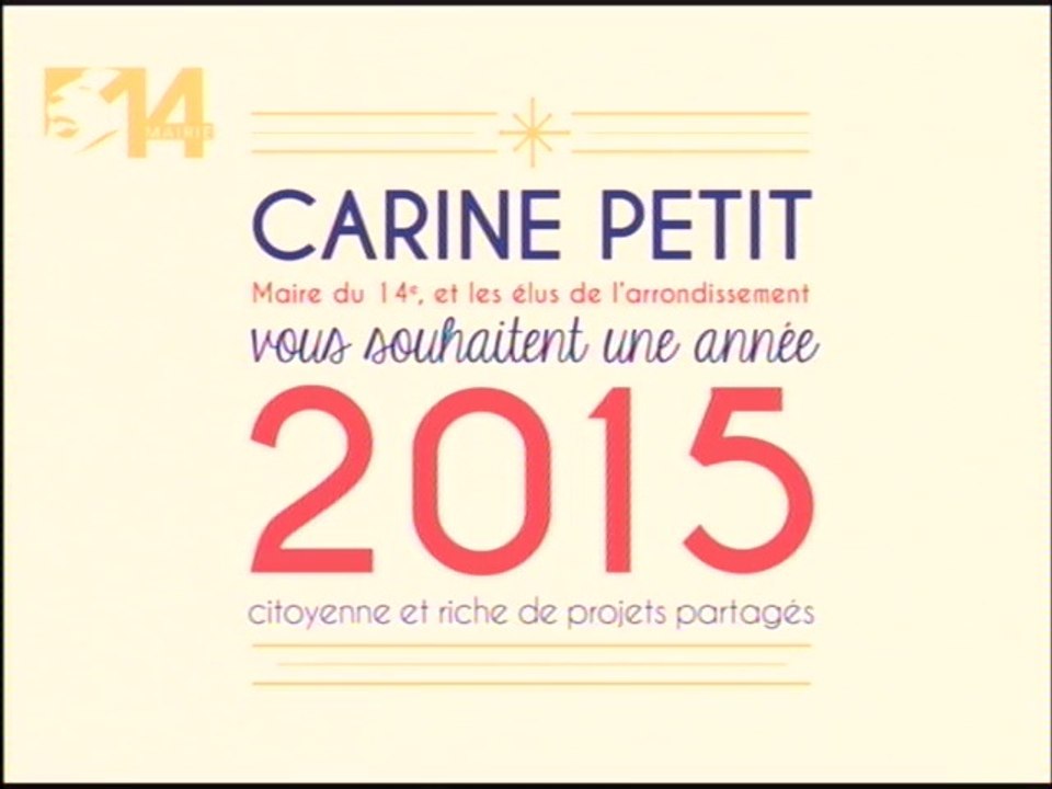 Discours de Carine Petit, voeux de 2015 aux habitants