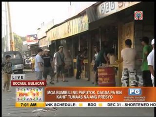 Shoppers still flocking to Bocaue to buy fireworks