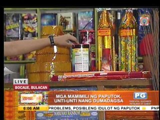 Buying fireworks in Bulacan