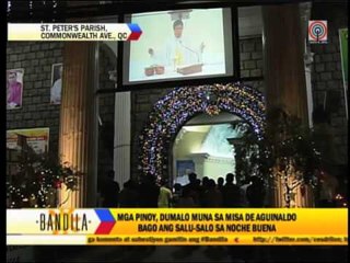 Pinoys attend Misa de Aguinaldo