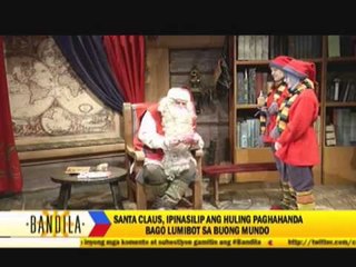 WATCH: Santa's last-minute preps before Christmas