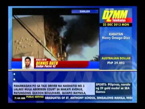 Fire hits warehouses in Paranaque
