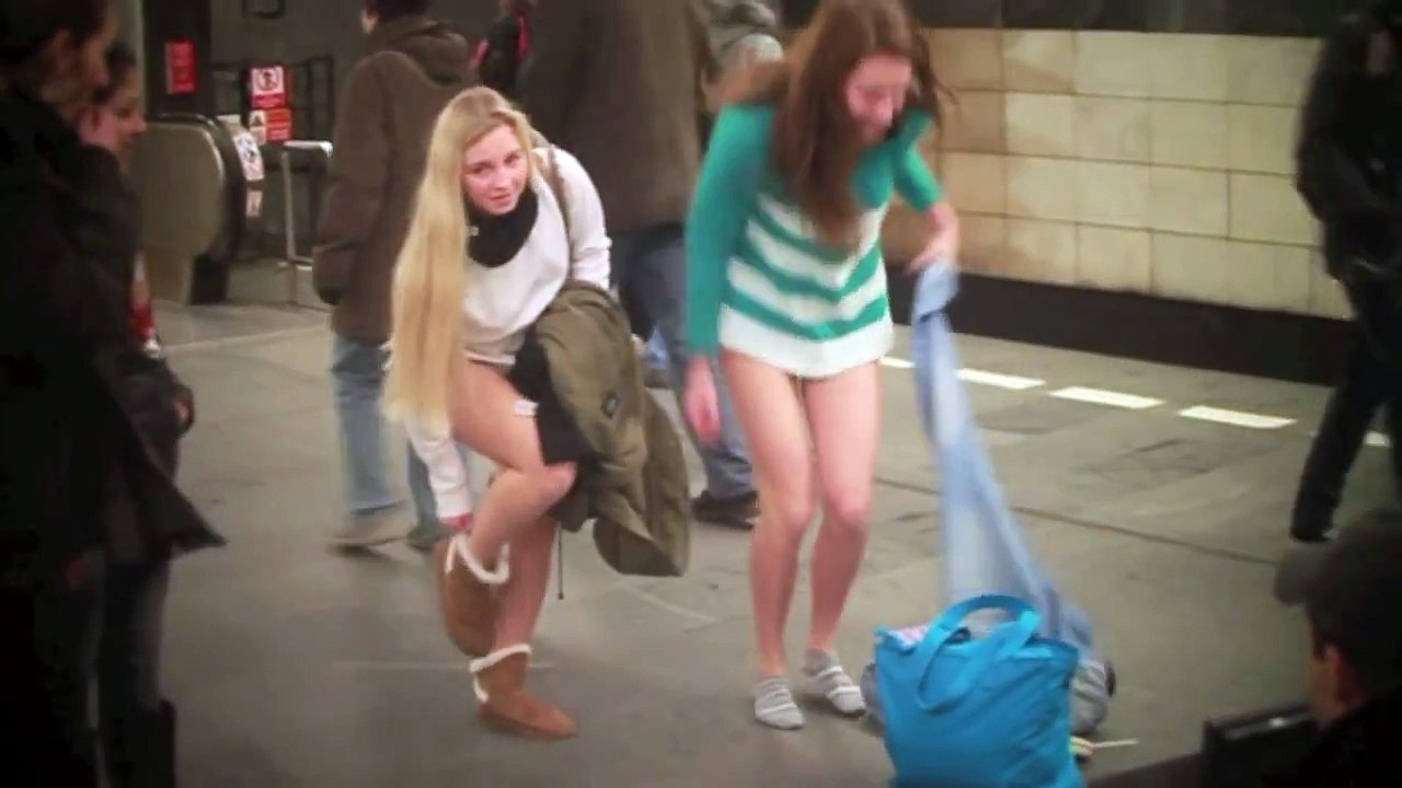 NO PANTS SUBWAY RIDE PRAGUE 2014