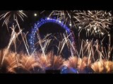2011 New Years Eve fireworks from London Eye