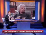 Beppe Grillo in diretta a Sky tg24 : 