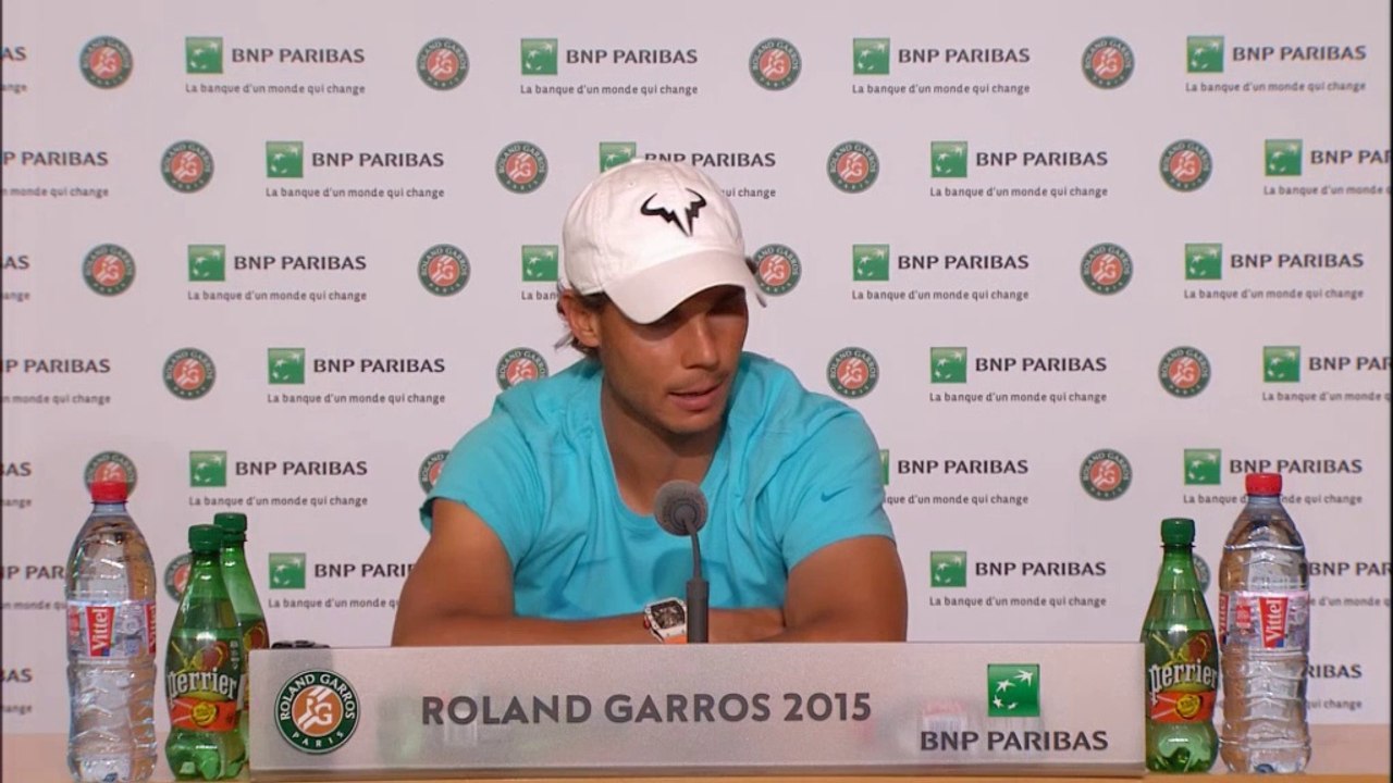 Rafael Nadal Press conference / R2 2015 RG (in Spanish)