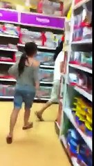 Spoiled brat in toys r us