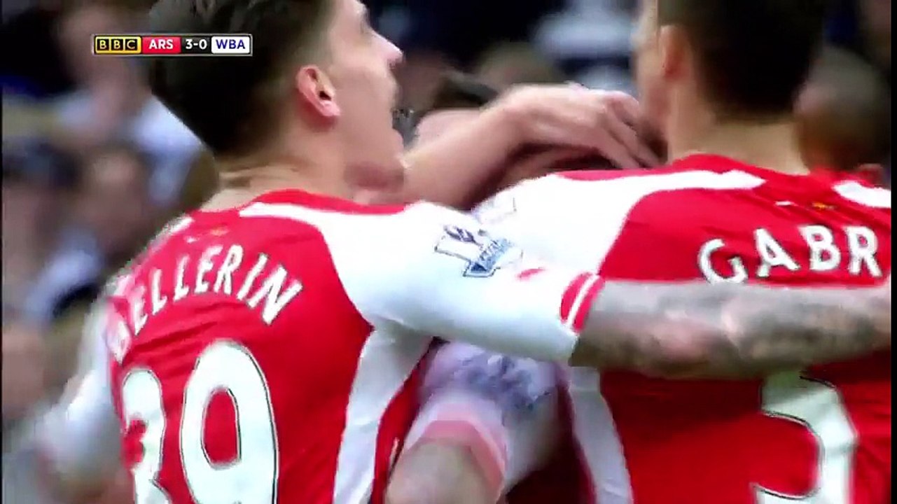 Arsenal 4 VS 0 West Bromwich Albion Goals & Highlights