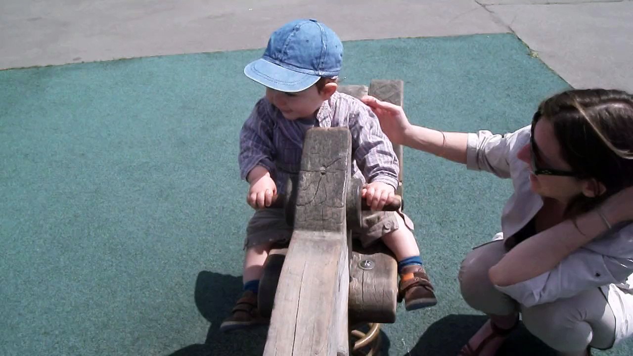 Ambroise sur son cheval