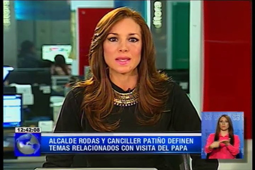 Alcalde Rodas y canciller Patiño definen temas relacionados con visita del Papa