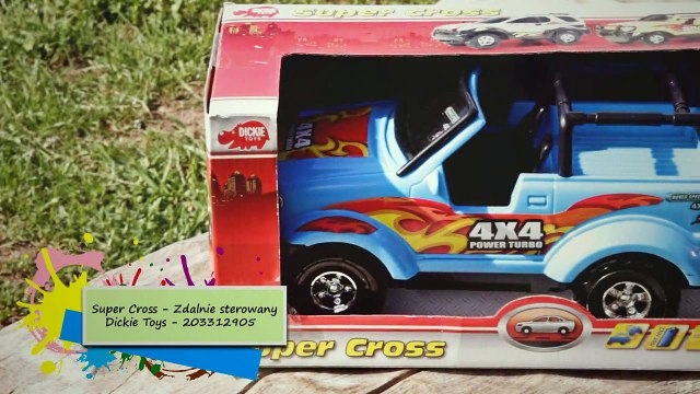 Super Cross 4x4 Power Turbo / Samochód Sterowany - Blue / Niebieski - Dickie Toys - 203312905