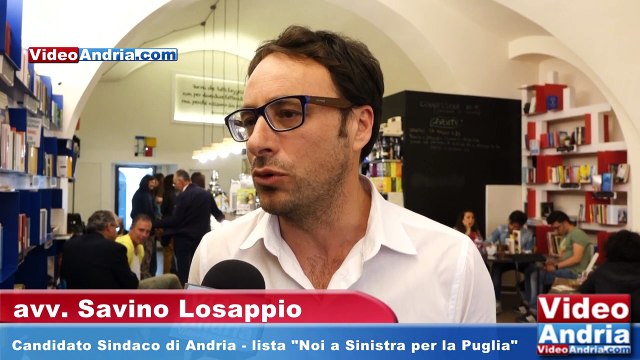 Savino Losappio: siamo l'unica lista a sinistra e l'unica alternativa valida a Giorgino