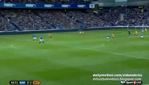 0-3 Ainsworth Goal - Rangers vs Motherwell - Scottish Premiership Play-off 28.05.2015