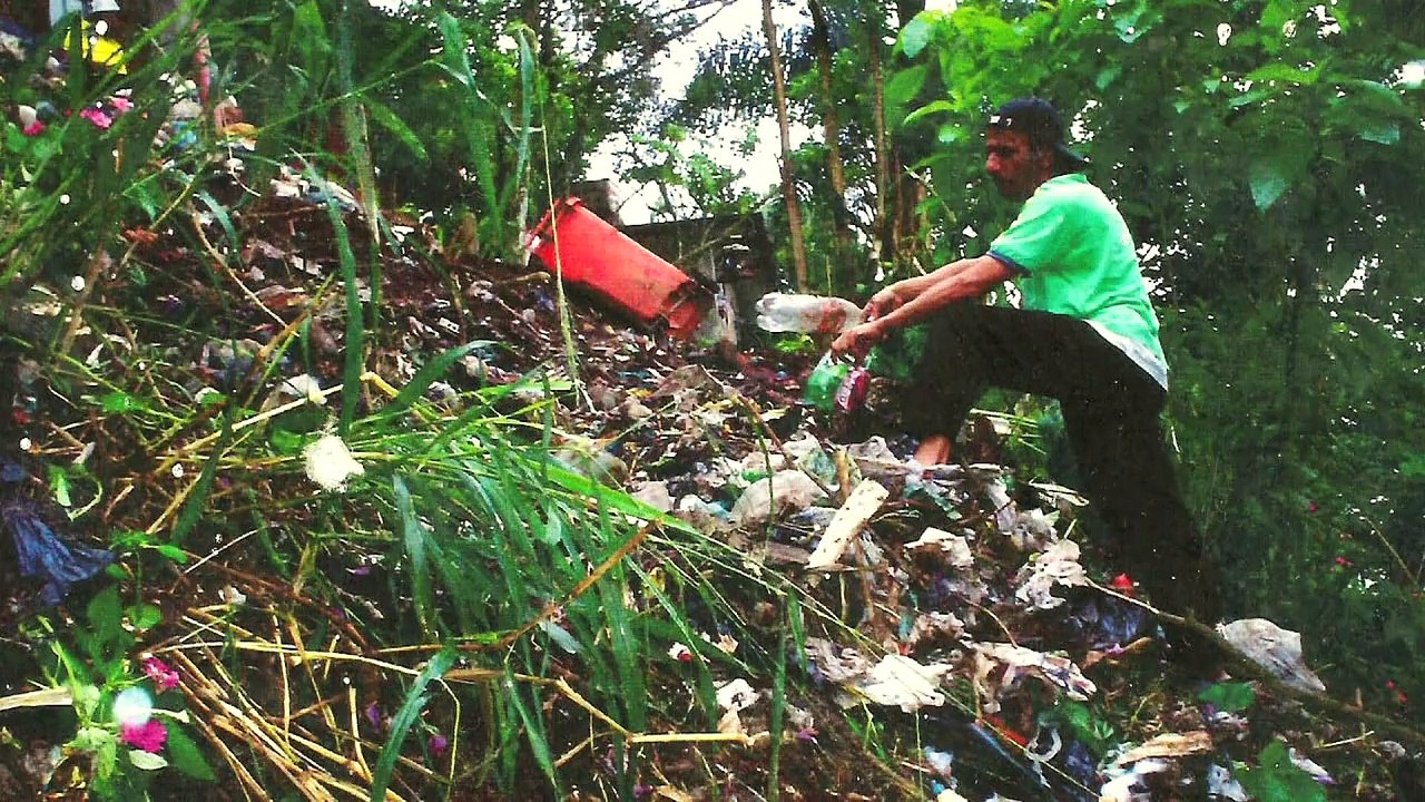 Grüne Oase mitten im Slum