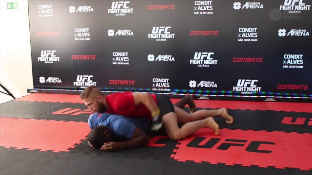 UFC Fight Night 67 open workout highlights - Nik Lentz-Charles Oliveira