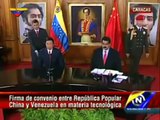 Venezuela y China firman acuerdos energéticos y tecnológicos. Apoyo chino al gobierno de Maduro