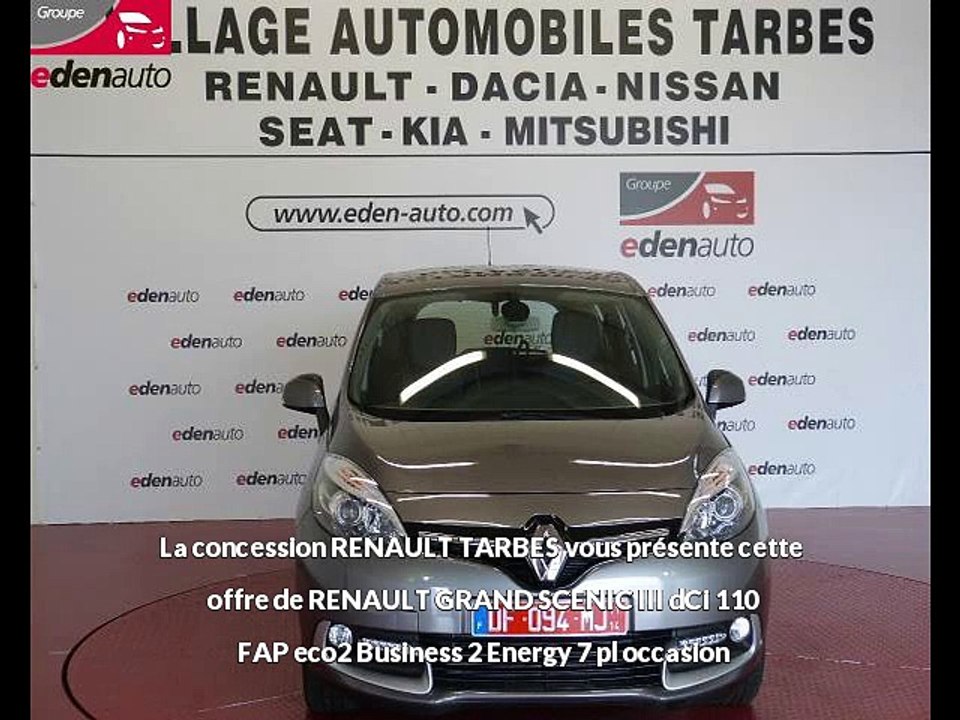 Annonce RENAULT GRAND SCENIC III dCi 110 FAP eco2 Business 2 Energy 7 pl