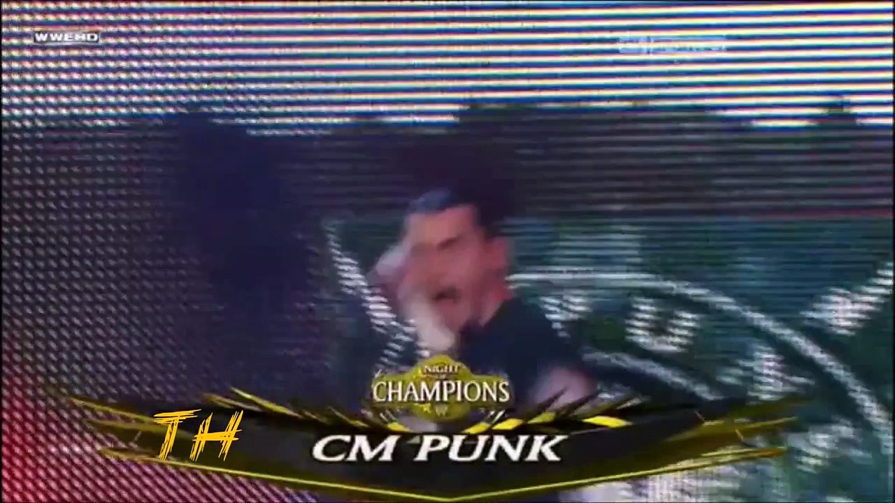 CM Punk vs Triple H Highlights HD Night Of Champions 2011
