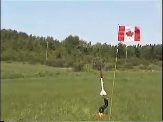 Model Rocket High & Low Power Estes Launch Pad  Crash